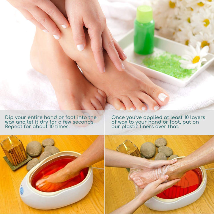 Segbeauty Paraffin Bath Liners for Foot, 200 Count