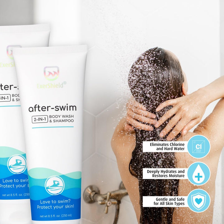 Exershield After Swim Body Wash Shampoo