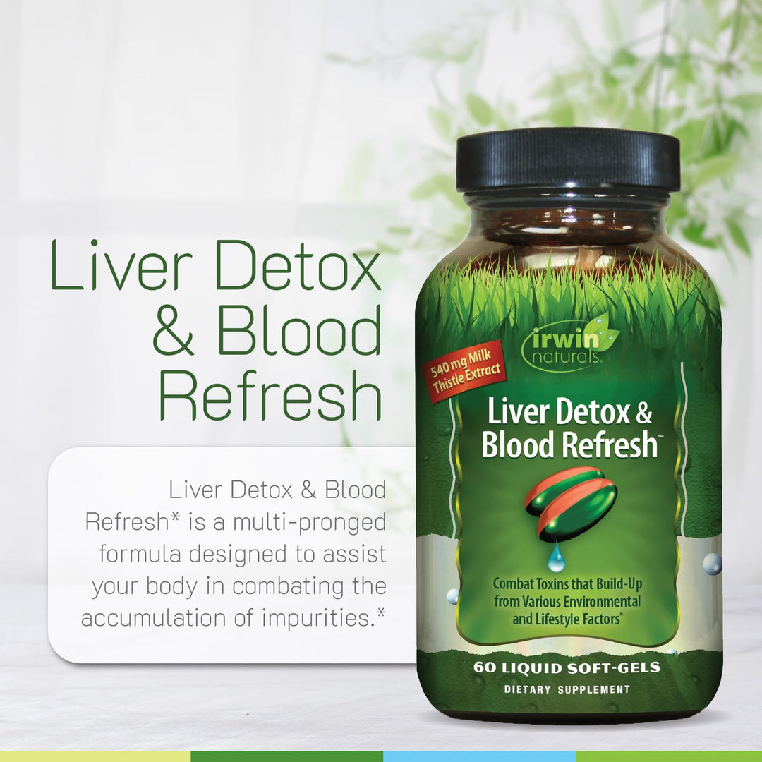 Irwin Naturals Liver Detox & Blood Refresh, 60 Count