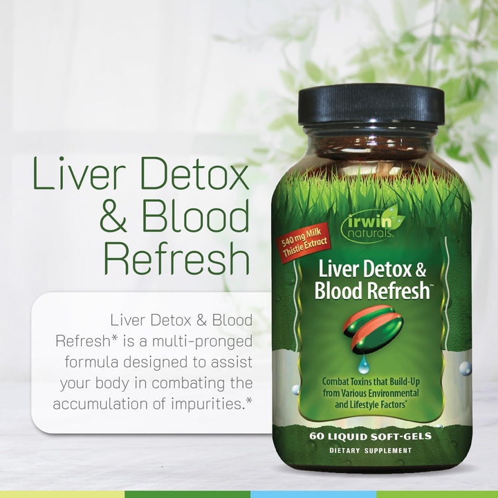 Irwin Naturals Liver Detox & Blood Refresh, 60 Count