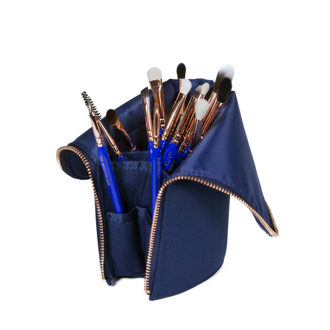 Bdellium Tools Golden Triangle Complete Makeup Brush Set, Eyes Only, 15 Count