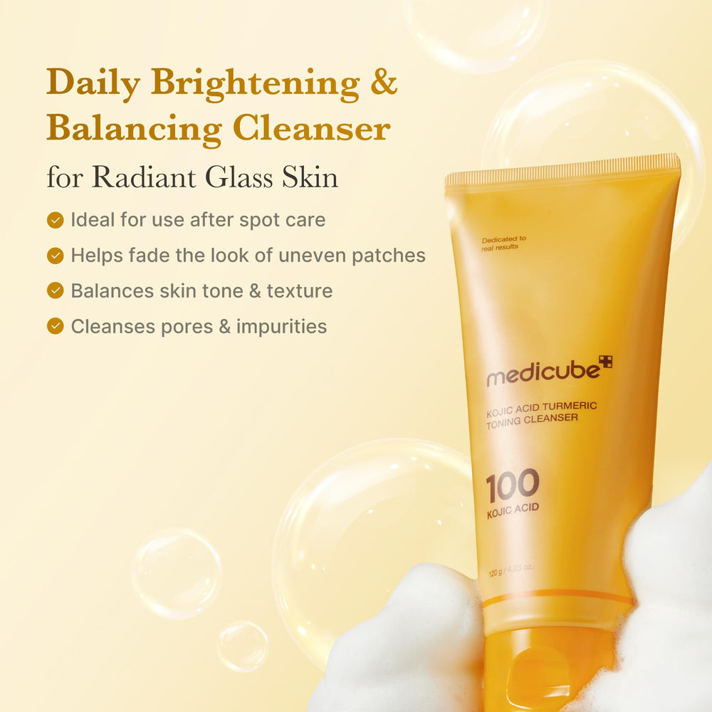 medicube Kojic Acid Turmeric Whip Facial Cleanser