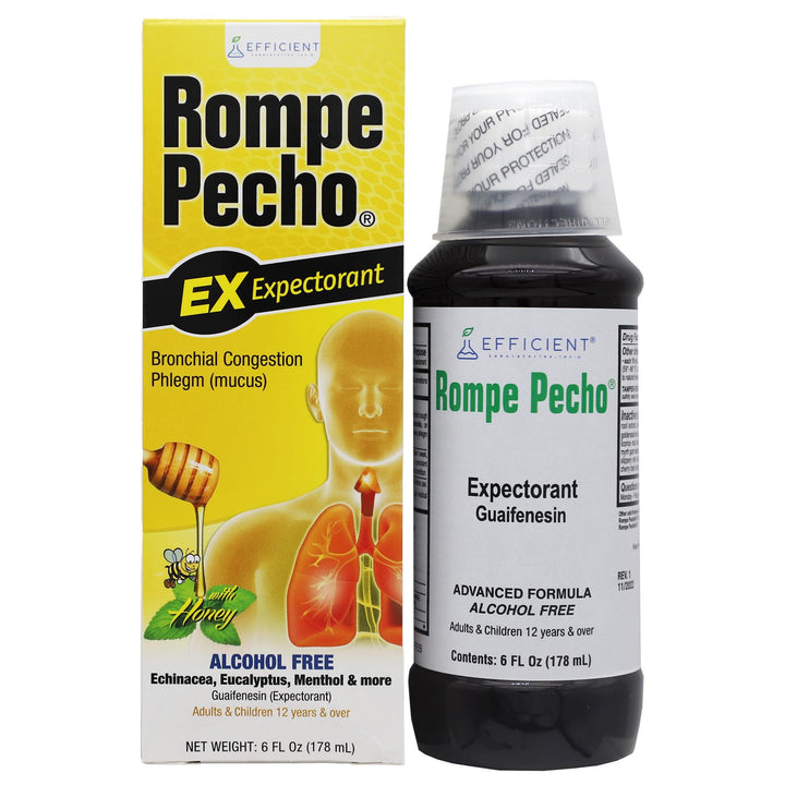 ROMPE PECHO EX Expectorant Syrup, 6 fl oz