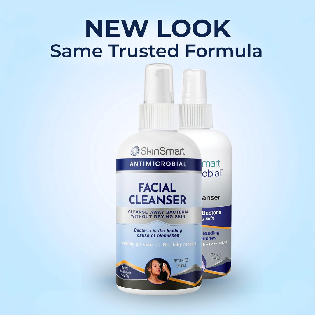 SkinSmart Antimicrobial Facial Cleanser, 8 oz