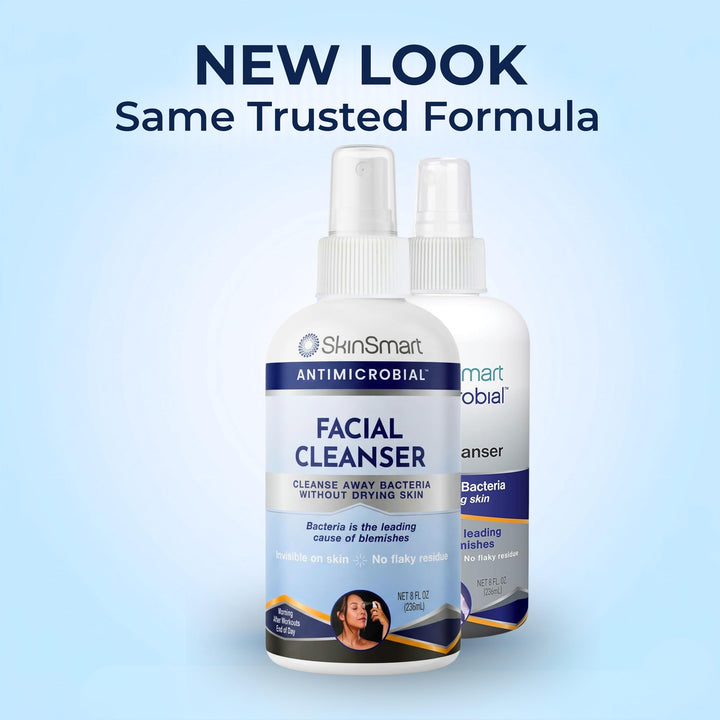 SkinSmart Antimicrobial Facial Cleanser, 8 oz