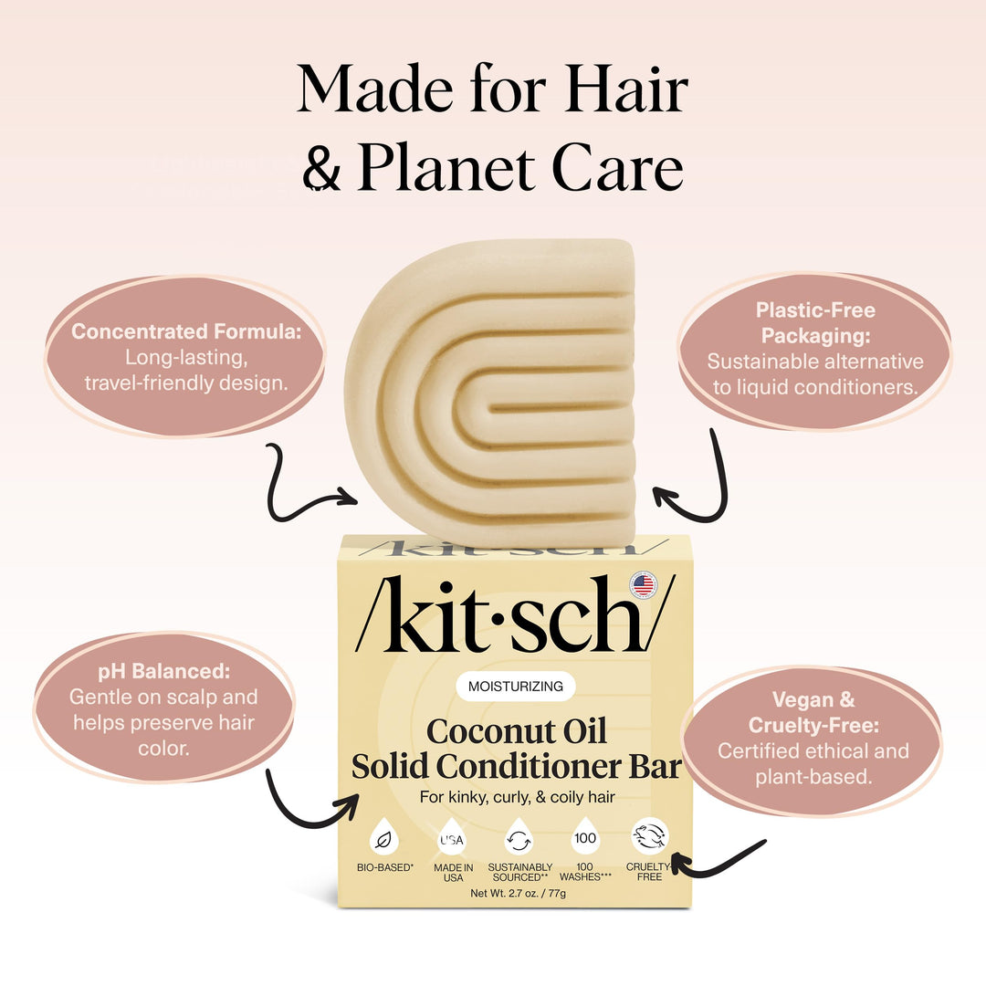 Kitsch Coconut Oil Deep-Moisturizing Conditioner Bar