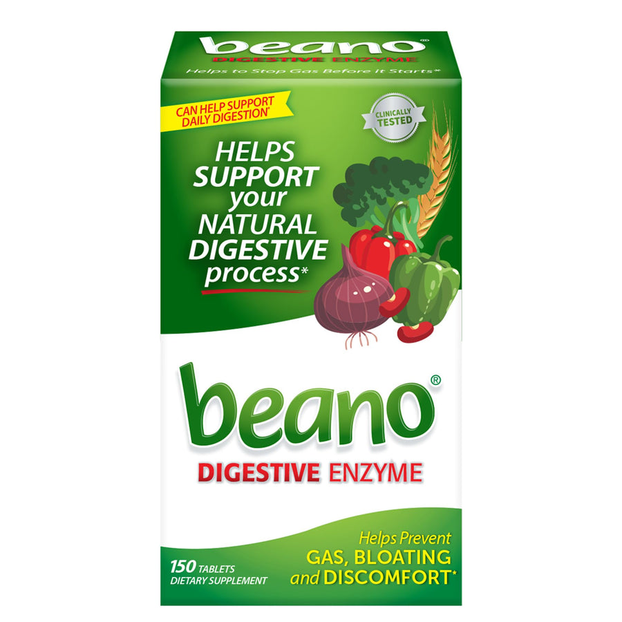 Beano Food Enzyme Dietary Supplement, 150 Count