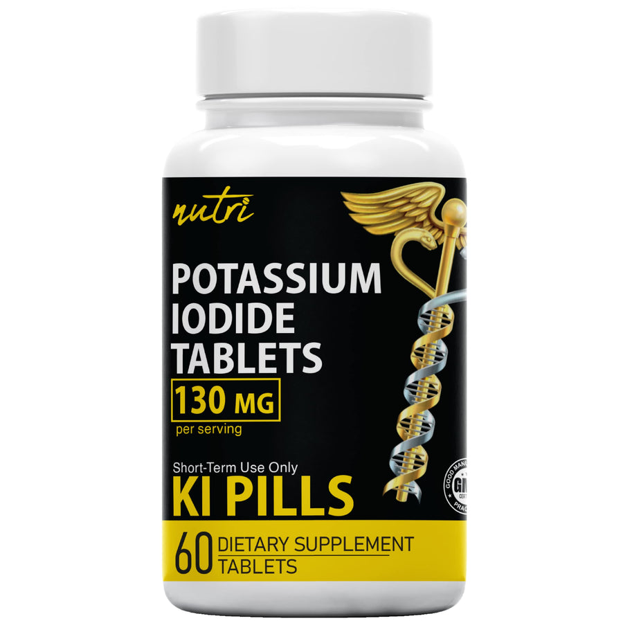 Nature's Fusions Potassium Iodide Tablets, 130mg, 60 Count