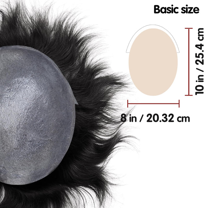 Lordhair Toupee, 0.03mm Ultra Thin Skin, 1B