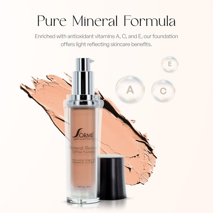 SORMÉ Mineral Illusion Foundation, Golden Light, 25 ml
