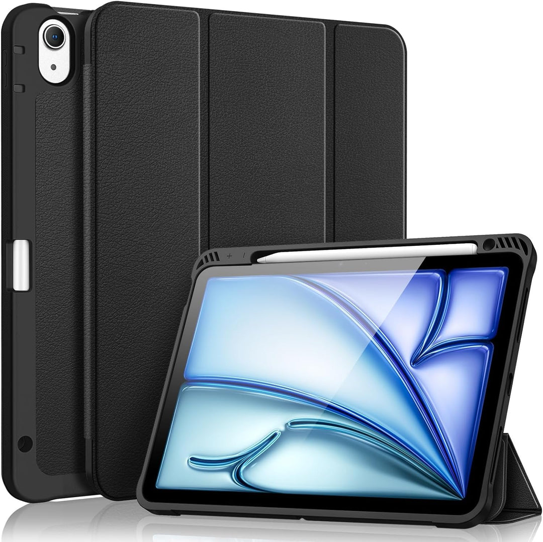 AVAKOT Case for iPad Air 11 Inch 2024 M2, Black