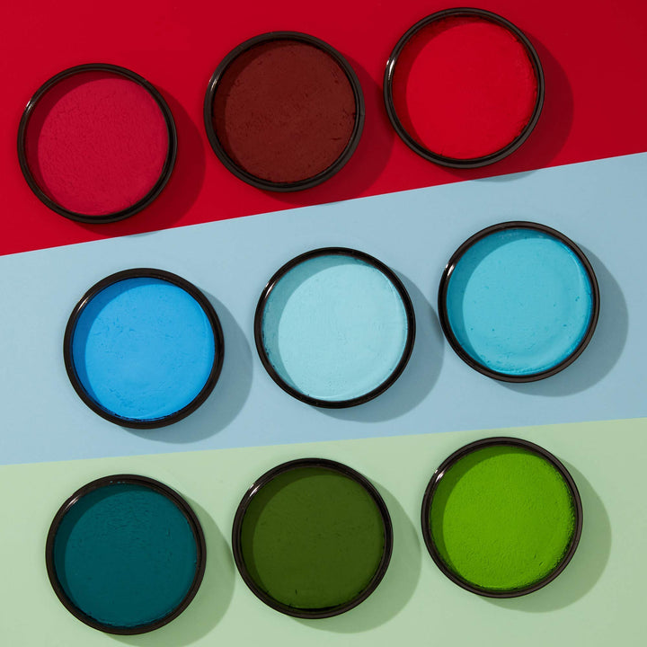 Moon Creations Pro Face And Body Paint Cake Pots, 40 Colour Professional Kit