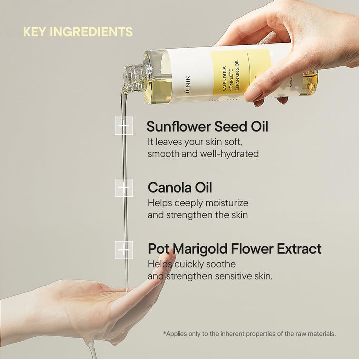 IUNIK Calendula Complete Cleansing Oil, 200 ml