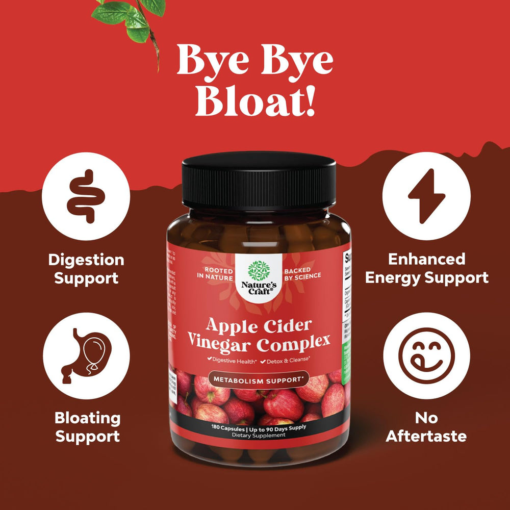 Apple Cider Vinegar Capsules, 180 Count