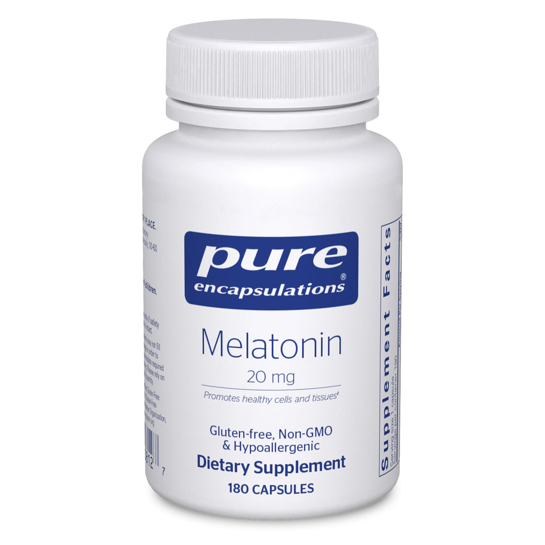 Pure Encapsulations Melatonin, 20 mg, 180 Count