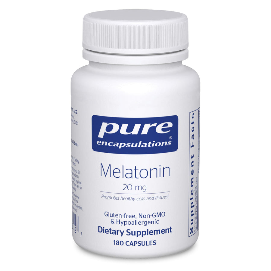 Pure Encapsulations Melatonin, 20 mg, 180 Count