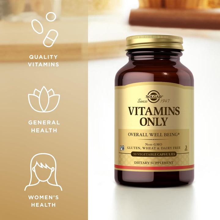 Solgar Vitamins Only Vegetable Capsules, 90 Count