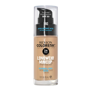 REVLON ColorStay Makeup Foundation for Normal/Dry Skin, 180 Sand Beige, 30 ml
