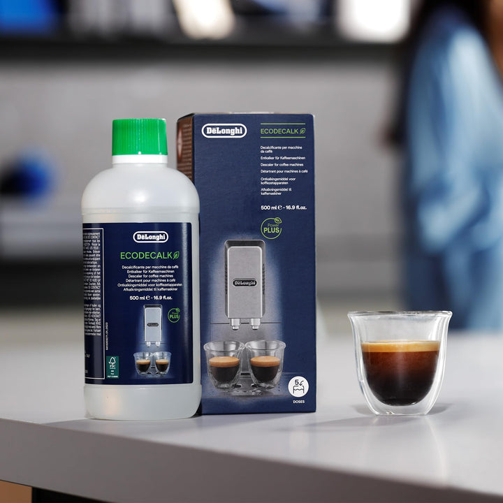 De'Longhi Natural Descaler For Coffee Machines, White, 500 ml