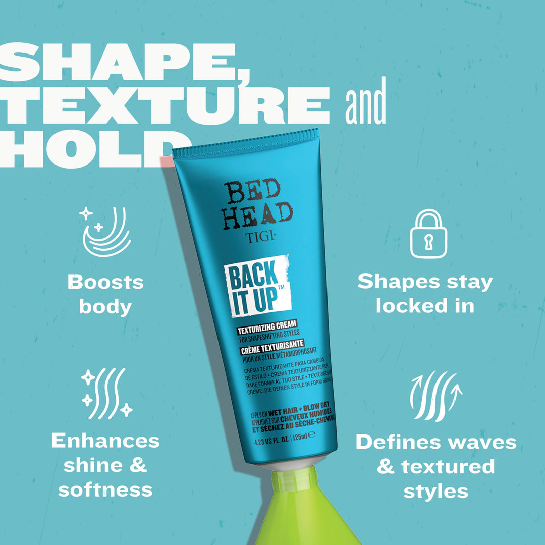 TIGI Bed Head Back It Up Texturizing Cream, 4.23 fl oz
