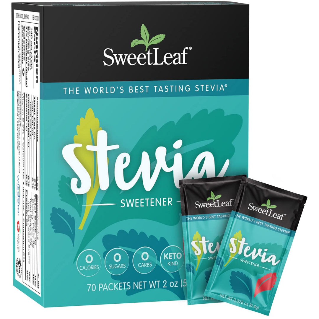SWEET LEAF Stevia Sweetener Packets, 1 g