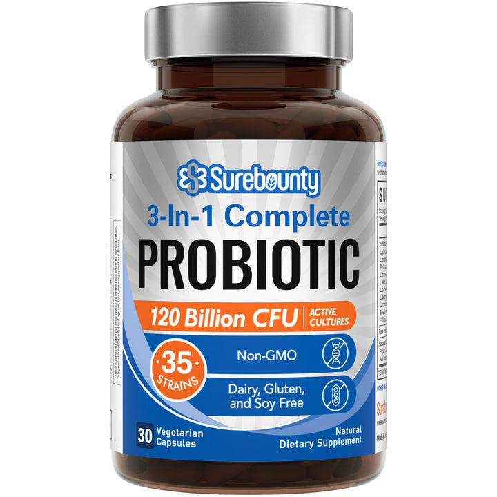 Surebounty Probiotics, 120 Billion CFU, 30 Count