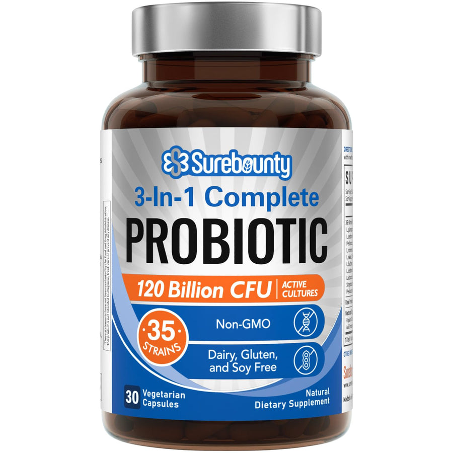 Surebounty Probiotics, 120 Billion CFU, 30 Count