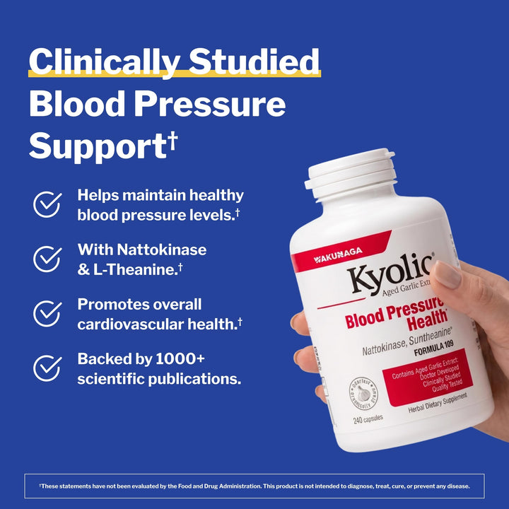 Kyolic Aged Garlic Extract Formula 109 Capsules, 240 Count