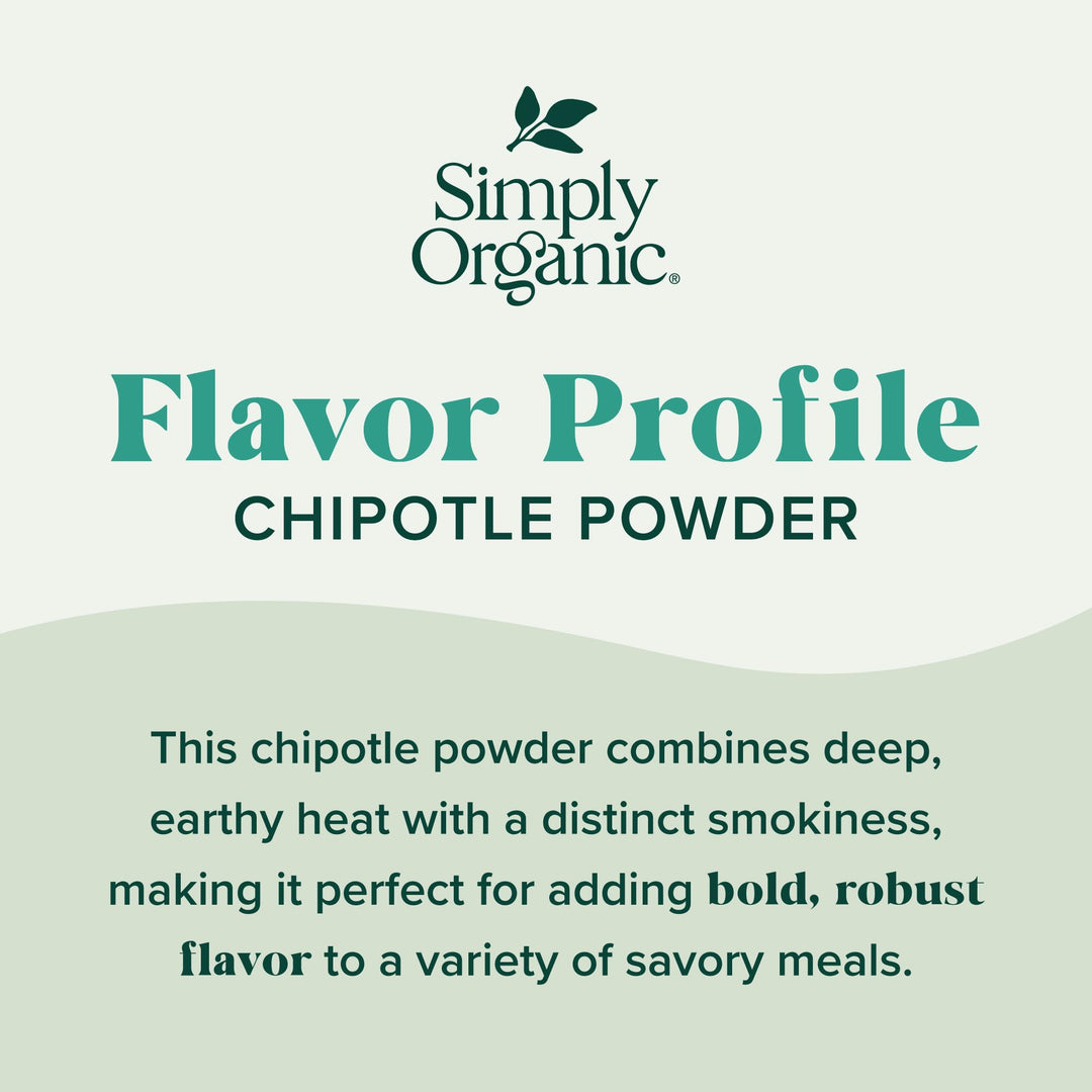 Simply Organic Chipotle Powder, Organic, 2.65 oz