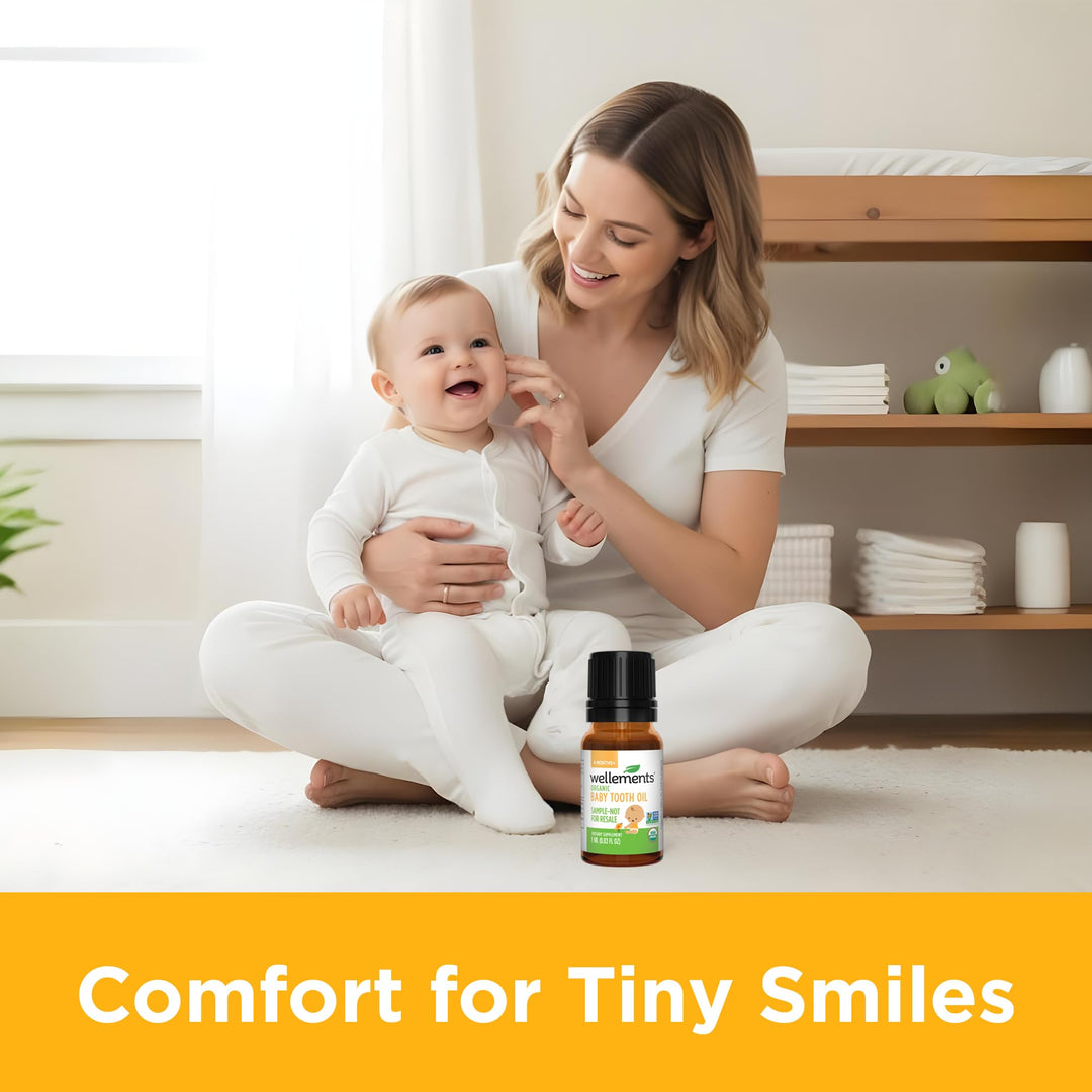 Wellements Organic Baby Tooth Oil, 0.5 fl oz