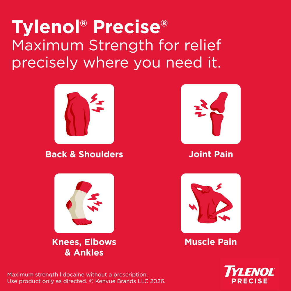 Tylenol Precise Cooling Pain Relieving Cream, Maximum Strength, 4 oz