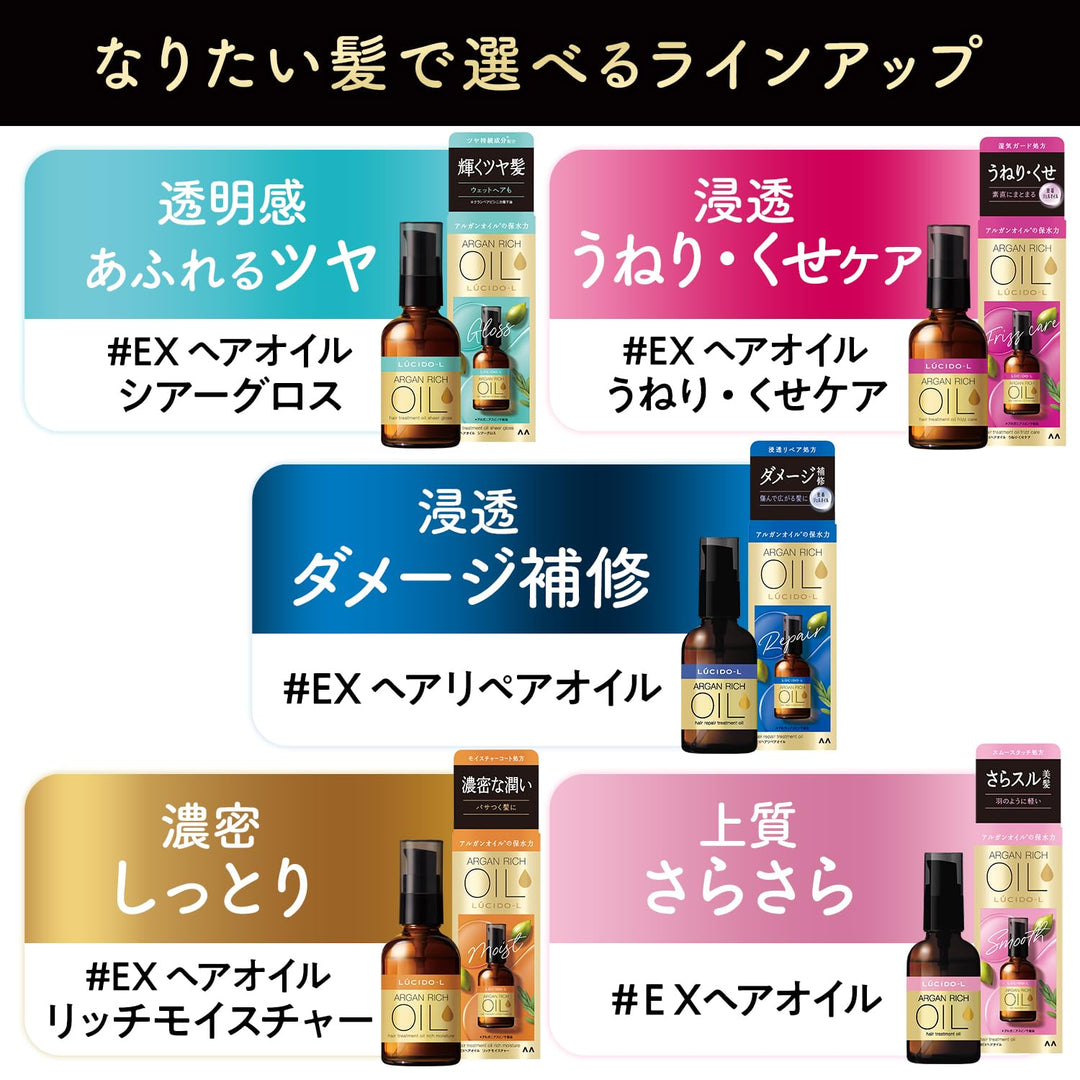 LUCIDO El Oil Treatment EX Hair Oil, 60 ml