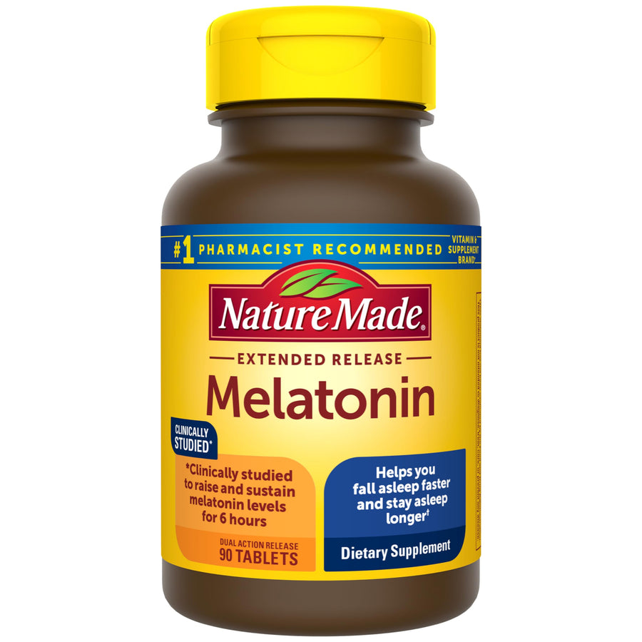 Nature Made Melatonin Extended Release Tablets, 4 mg, 90 Count