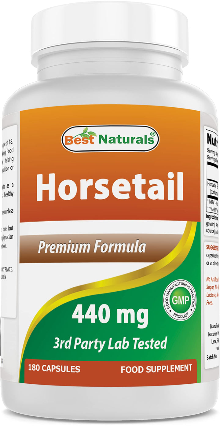 Best Naturals Horsetail, 440 mg, 180 Count