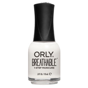 Orly Breathable Treatment and Colour Nail Polish, White Tips, 18 ml