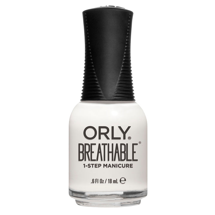 Orly Breathable Treatment and Colour Nail Polish, White Tips, 18 ml