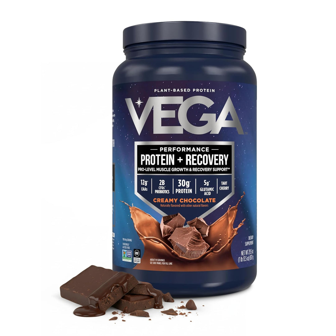 Vega Protein Plus Recovery, Chocolate, 28.8 oz