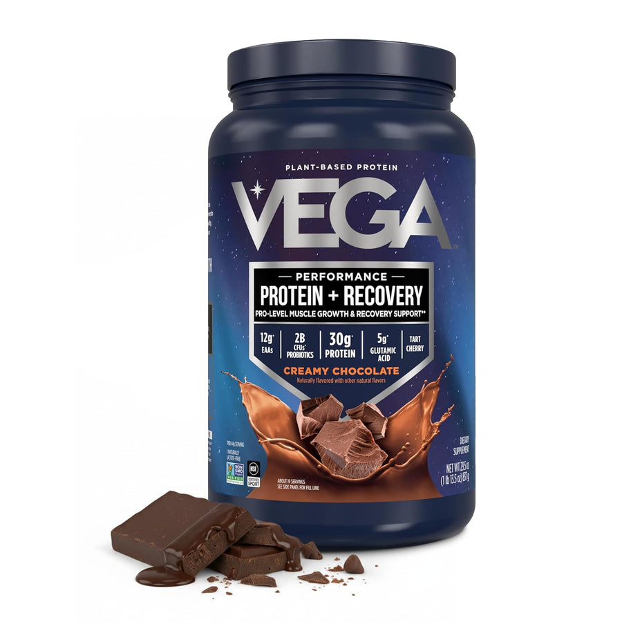 Vega Protein Plus Recovery, Chocolate, 28.8 oz