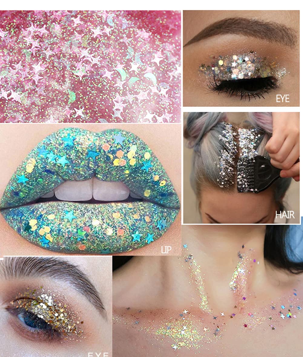 GL-Turelifes Liquid Glitter Eyeshadow, #07 Gold, 30 ml