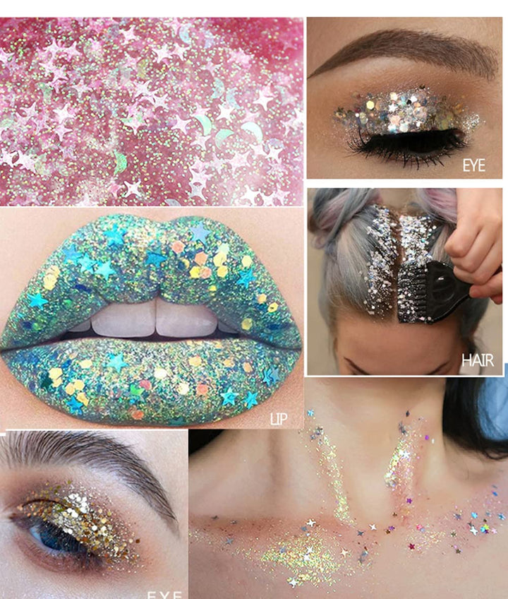 GL-Turelifes Liquid Glitter Eyeshadow, #07 Gold, 30 ml