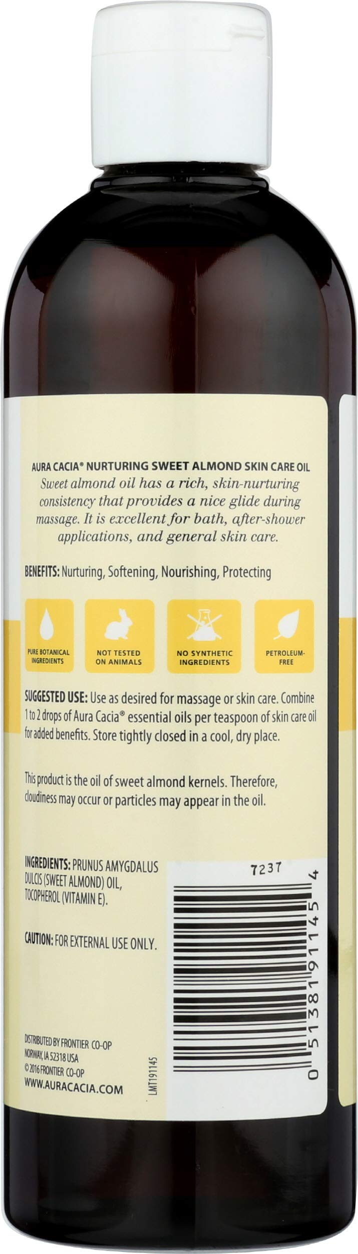 Aura Cacia Sweet Almond Skin Care Oil, 16 fl oz
