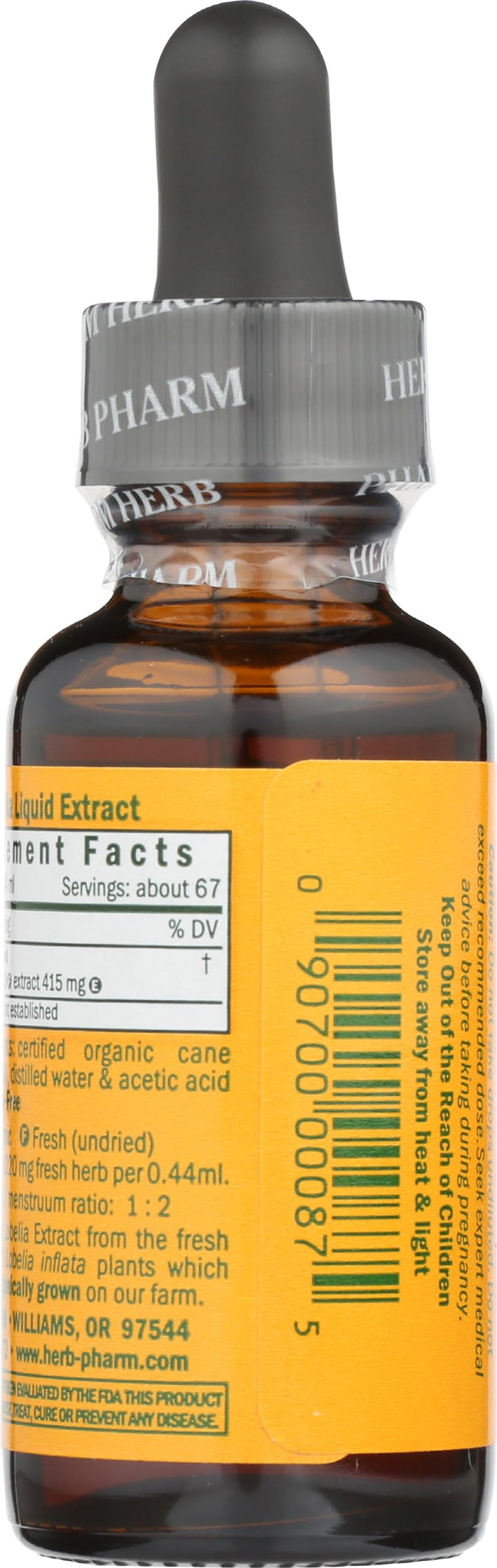 Herb Pharm Lobelia Liquid Extract, 1 oz