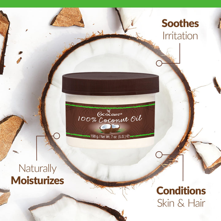 Cococare 100% Coconut Oil, 7 oz