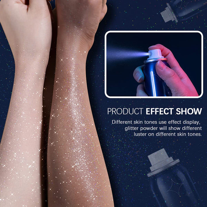 MEICOLY Body Glitter Spray, 2.1 oz