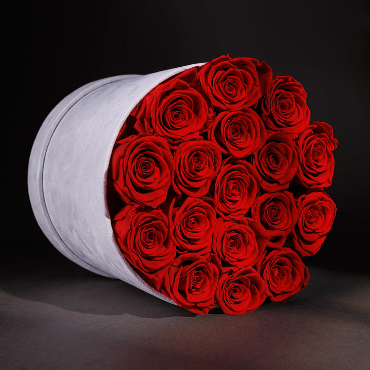 Prifroti Forever Preserved Roses, Red, 17 Count
