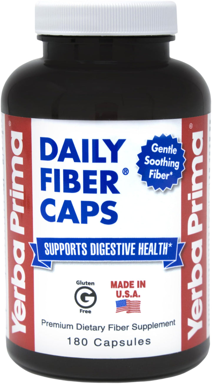 Yerba Prima Daily Fiber Formula, 180 Count