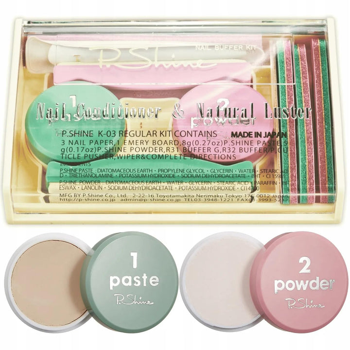 P-Shine Japanese Manicure Kit, Nail Care Set