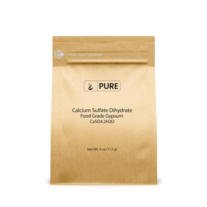 Pure Original Ingredients Calcium Sulfate, 4 oz
