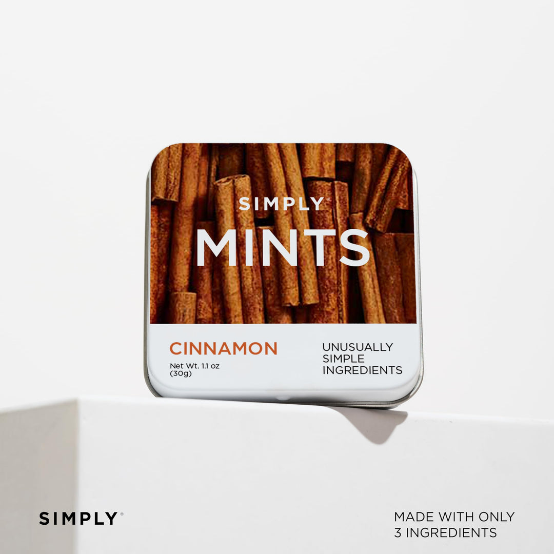 Simply Gum Breath Mints, Cinnamon, 6 Count