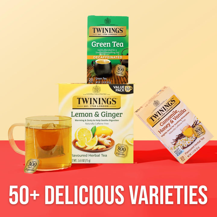 Twinings Decaffeinated Green Tea, 20 Count